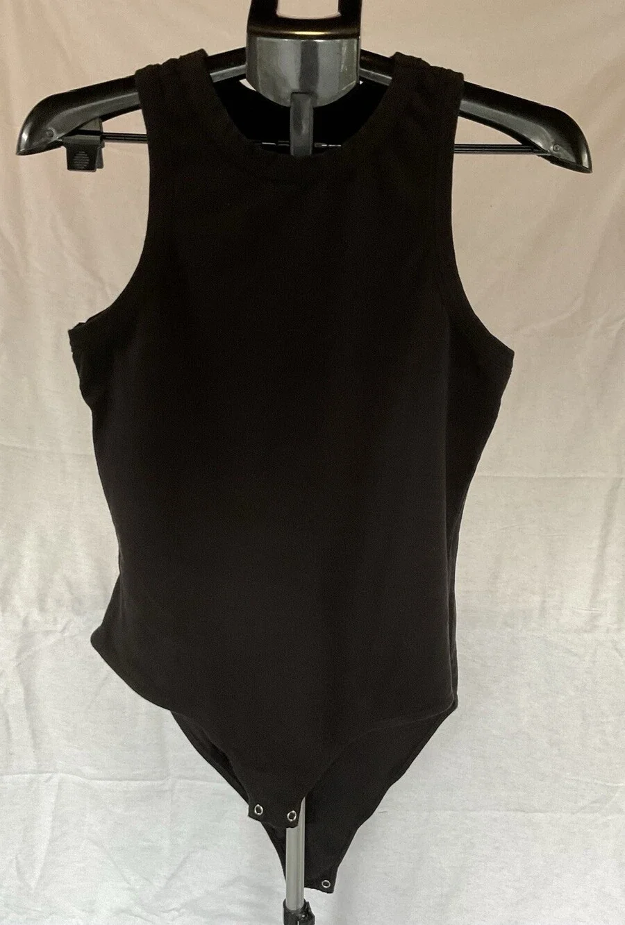 Maurice’s 24/7 Women’s Tank Bodysuit, Black, Size 0x